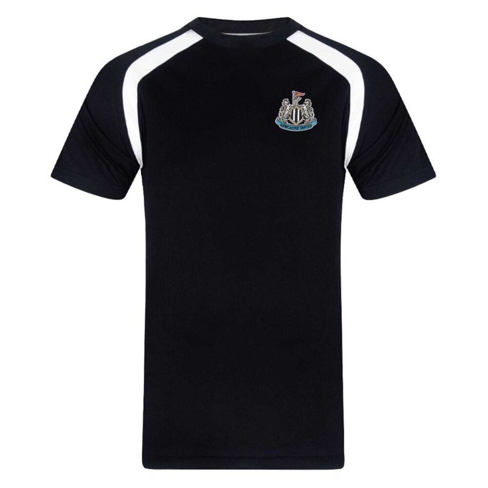 Newcastle United FC Boys Elanga 20 Polyester T-Shirt / Black